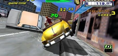 Screen z gry "Crazy Taxi: Fare Wars"