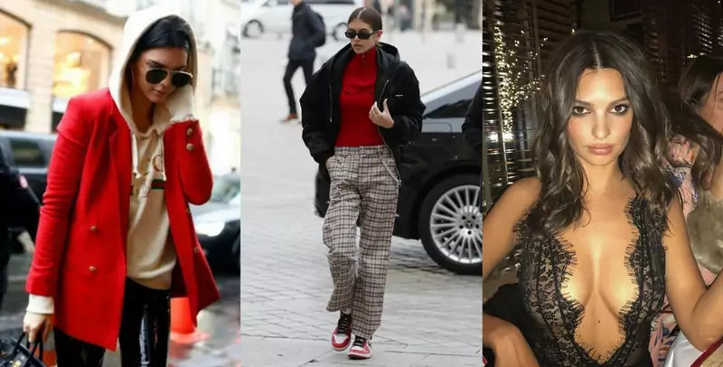 Kendall Jenner, Kaia Gerber i Emily Ratajkowski w ubraniach polskiej marki