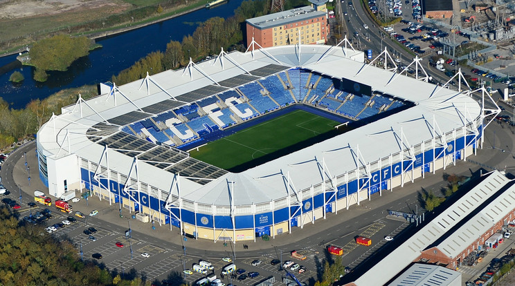 A képen a Leicester City hazai mérkőzéseinek otthon adó King Power Stadion látható /Fotó: Northfoto