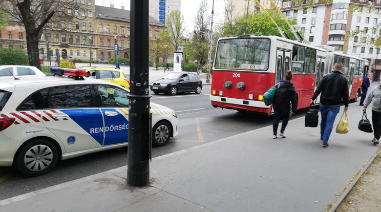 A Kálvária térnél történt az incidens /Fotó: Blikk