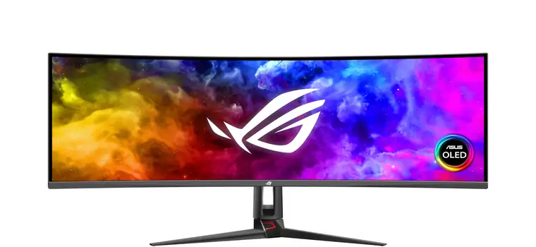 Asus zaprezentował gamingowy monitor o przekątnej 49 cali z ekranem QD-OLED