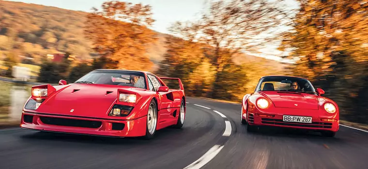 Ferrari F40 kontra Porsche 959 S - pojedynek tylko z pozoru