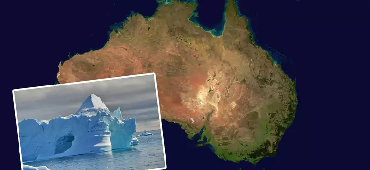 Australia chciała mieć swoje góry lodowe. Prawie się udało