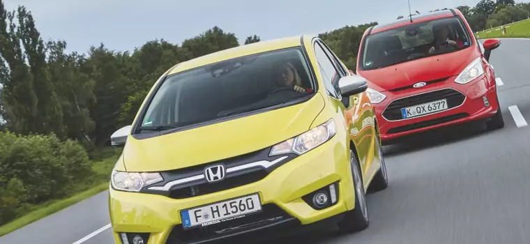 Pojemność kontra turbo - Honda Jazz vs Ford B-Max