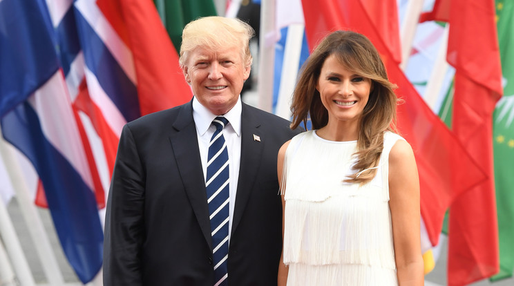 Donald Trump és felesége, Melania /Fotó: AFP