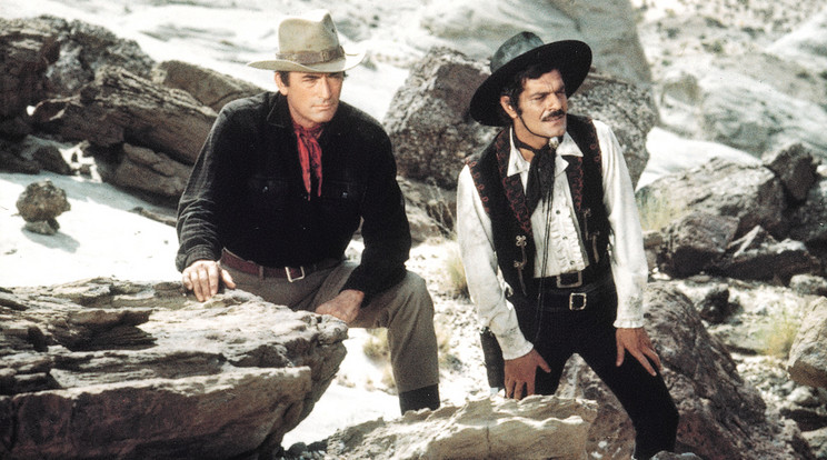 A seriff és a bandita: Gregory Peck és Omar Sharif (Fotó: RAS-archív)