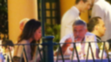 George Clooney z żoną na romantycznej kolacji