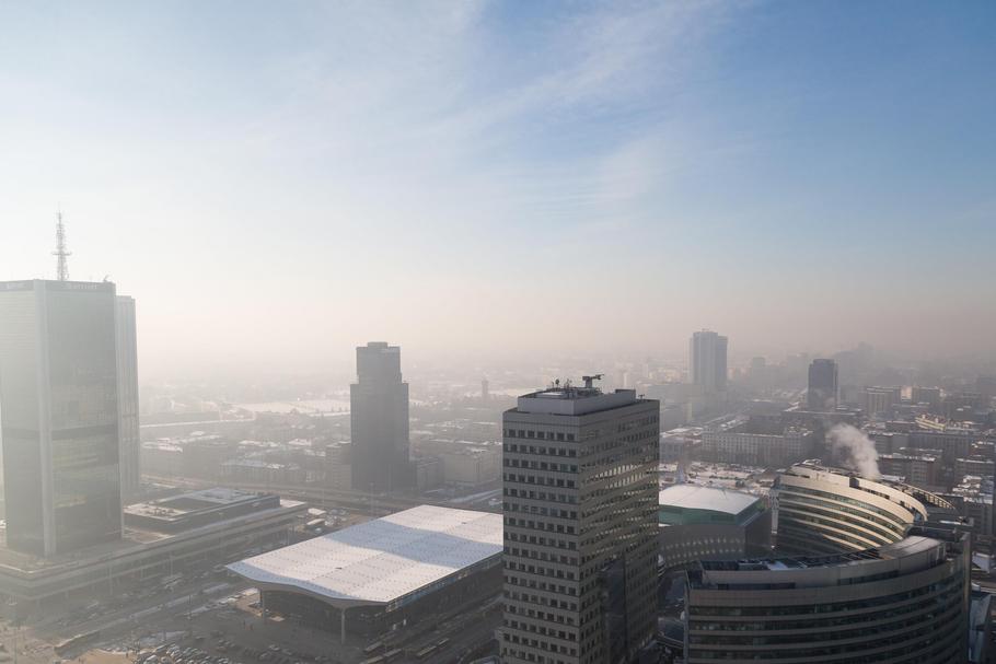 Smog over Warsaw