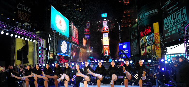 Milion osób witało Nowy Rok na Times Square