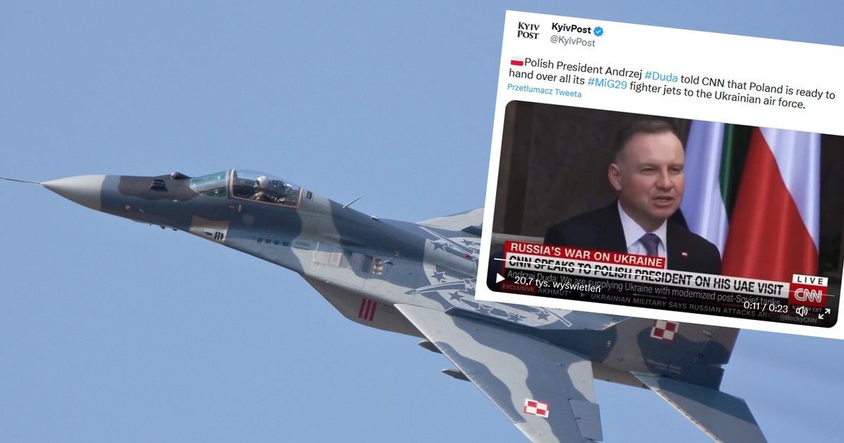 Andrzej Duda złożył kluczową deklarację dla Ukrainy Wspomniał o F 16