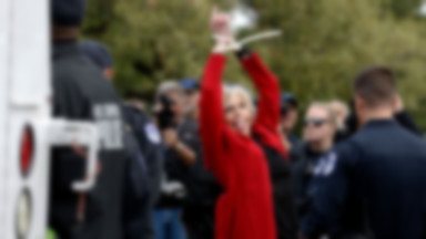 Jane Fonda przyjęła nagrodę Britannia podczas aresztowania