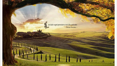 Boska Toskania sfałszowana - kampania promocyjna Divina Toscana przedstawia... miejsca, których nie ma; turystyczne oszustwo z Photoshopa