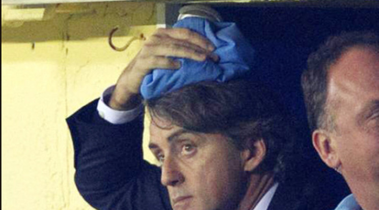 Mancini feje is belefájdult a Manchester City BL-sikerébe