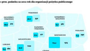 1 proc. podatku za 2012 rok dla organizacji pożytku publicznego