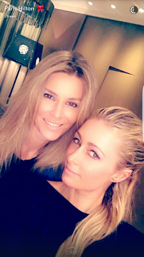 Melina Džinović i Paris Hilton