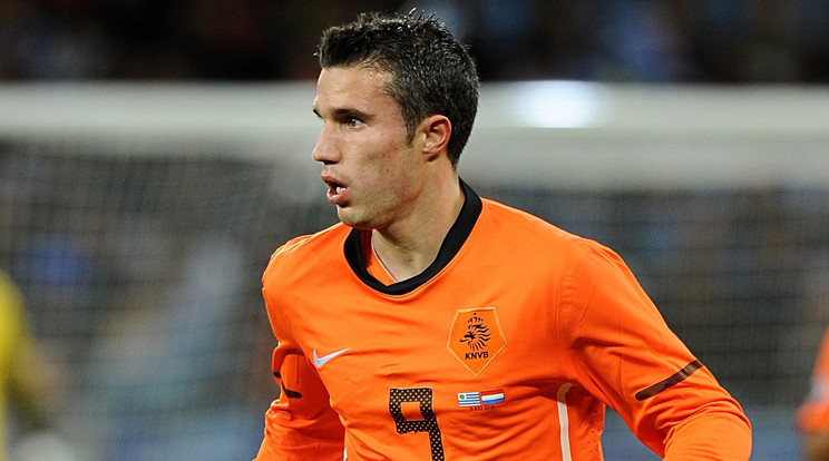  Van Persie 2010-ben még világbajnoki döntőt játszott a holland válogatott játékosaként /Fotó: Northfoto