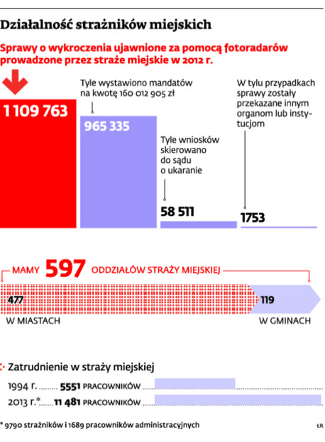 Działalność strażników miejskich