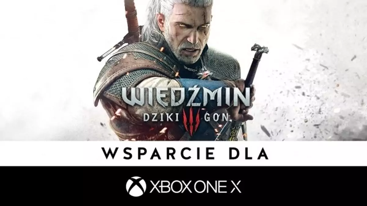 Wiedźmin 3 z oficjalnym wsparciem konsoli Xbox One X. Jest 60fps!