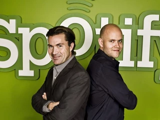 Daniel Ek i Martin Lorenzton