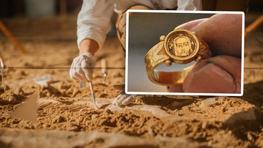 Niezwykłe odkrycie nad Bałtykiem. Archeolodzy natknęli się na złoty pierścień z podobizną Chrystusa