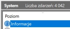 Klikając nagłówek kolumny możemy posortować wpisy alfabetycznie