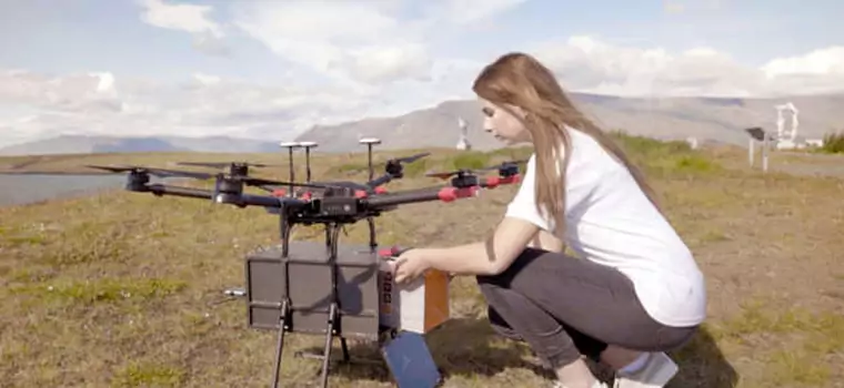 Drony dostarczają paczki w Reykjaviku