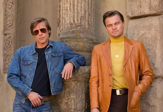 Brad Pitt i Leo DiCaprio na planie nowego filmu Tarantino. Jest pierwsza wspólna fotka!