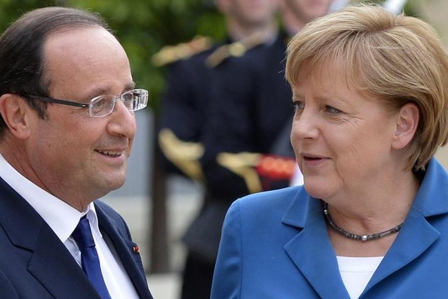 Hollande i merkel