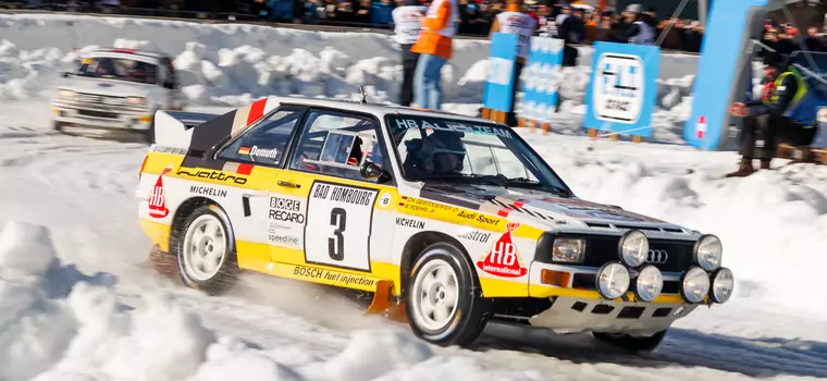 Na śnieżnym torze w Austrii "upalają" najdroższe i najrzadsze samochody świata [GALERIA]
