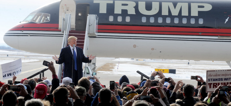 Kolizja samolotu Donalda Trumpa z inną maszyną na płycie lotniska