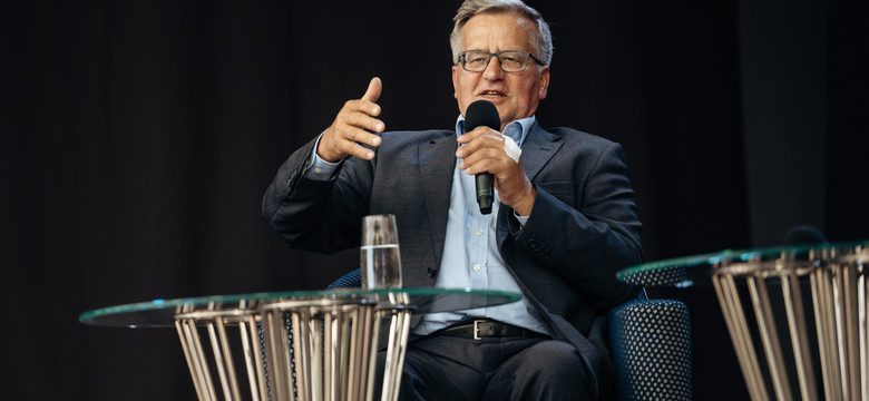 Komorowski wróci do polityki? "Pomysły są. Ja wspieram jeden"