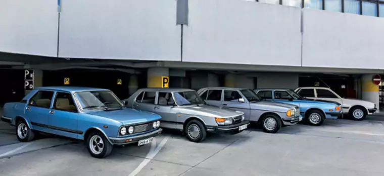 Fiat 132 kontra Mazda 929L, Mercedes 200, Peugeot 505 i Saab 900 - Czy liczy się tylko schabowy?