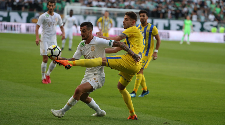 A Fradi 1-1-et játszott a vendég Maccadi Tel-Avivval /Fotó: Varga Imre