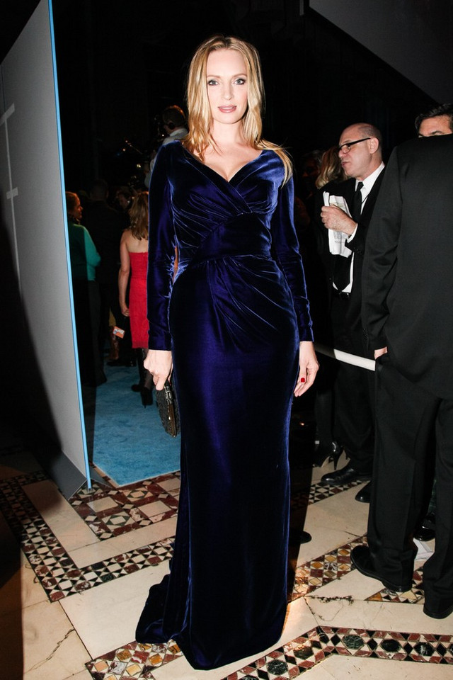 Uma Thurman na Unicef Snowflake Ball