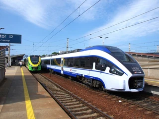 Pociąg Pesa Dart, który jest konkurencją dla słynnego Pendolino