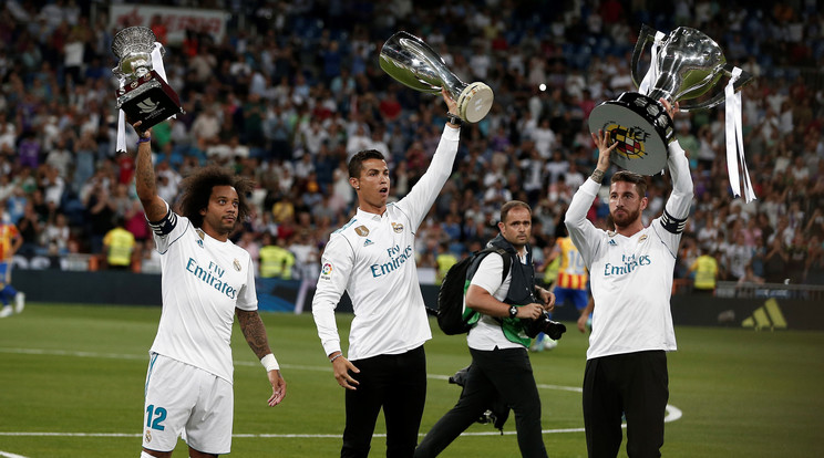 Marcelo (balra) 2022-ig marad a Realnál /Fotó: AFP