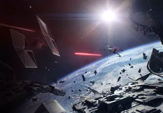 NASA odkryła odległą galaktykę, która wygląda jak statek ze Star Wars