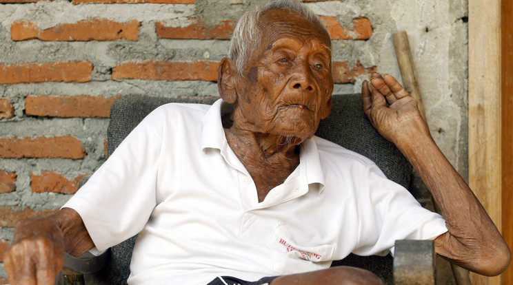 Az indonéz férfi a világ legidősebb embere jelenleg /Fotó: MTI