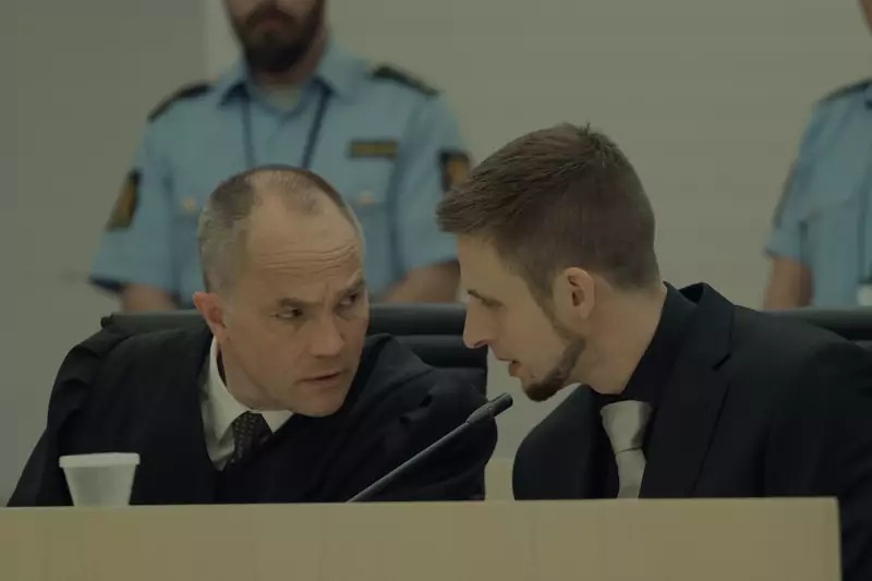 Filmowy Breivik i jego adwokat w sądzie