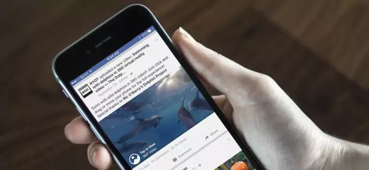 Facebook wprowadza filmy w 360-stopniowym widoku na iOS i Gear VR