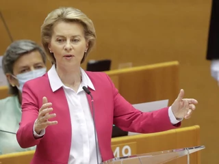 Ursula von der Leyen przemawia w Parlamencie Europejskim