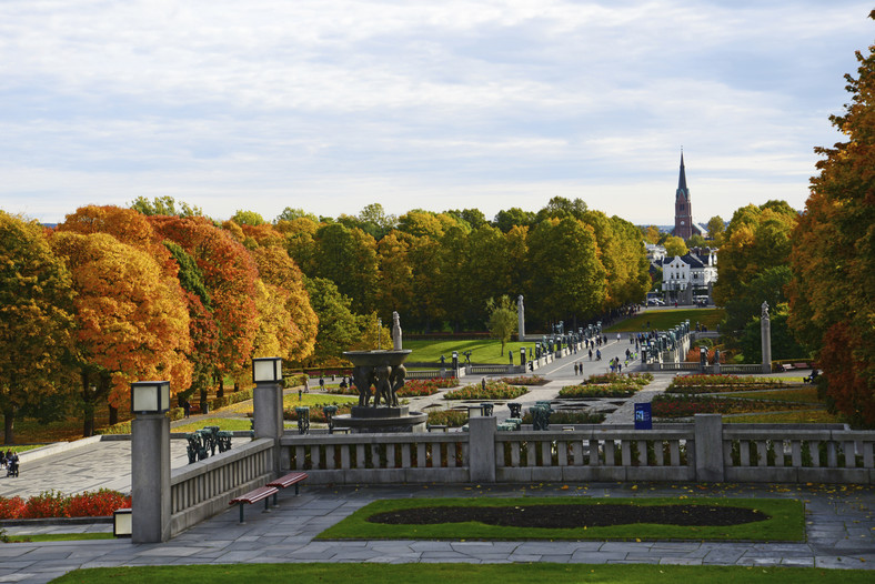 Frogner Park leży na zaledwie 45 hektarach ziemi