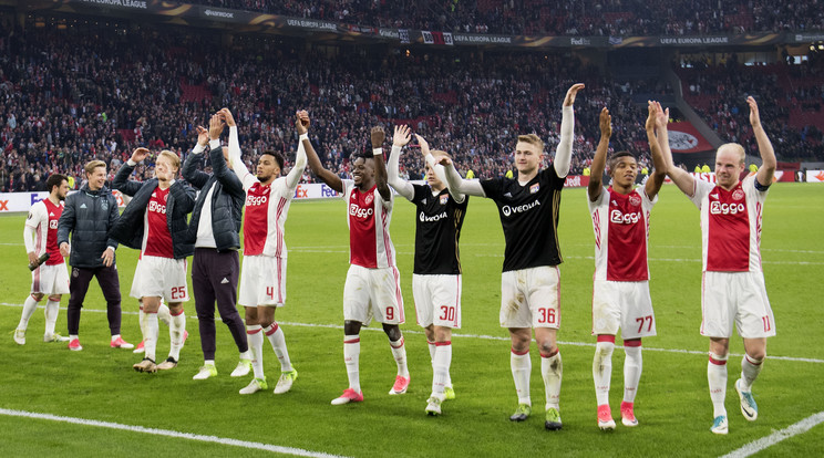 Előnyt szereztek az Ajax fiataljai / Fotó: AFP