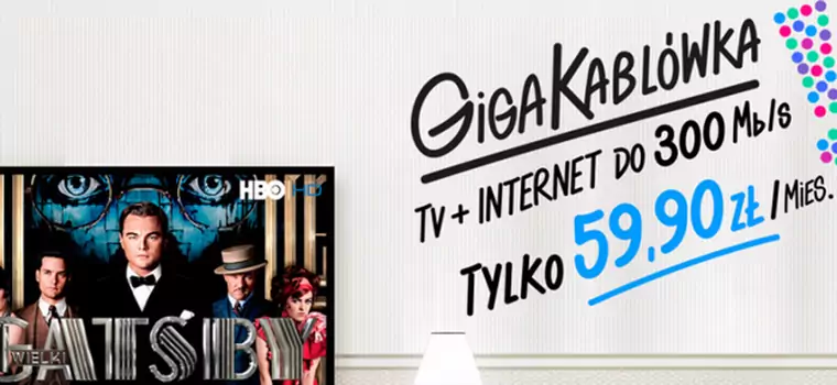 GigaKablówka od Netii - krótki test telewizji z internetem 300 Mb/s