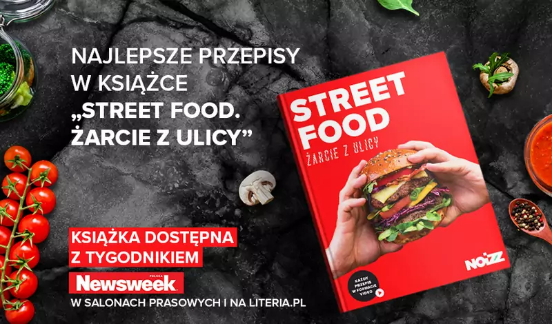 &quot;Street food. Żarcie z ulicy&quot; książka do kupienia z tygodnikiem &quot;Newsweek&quot;