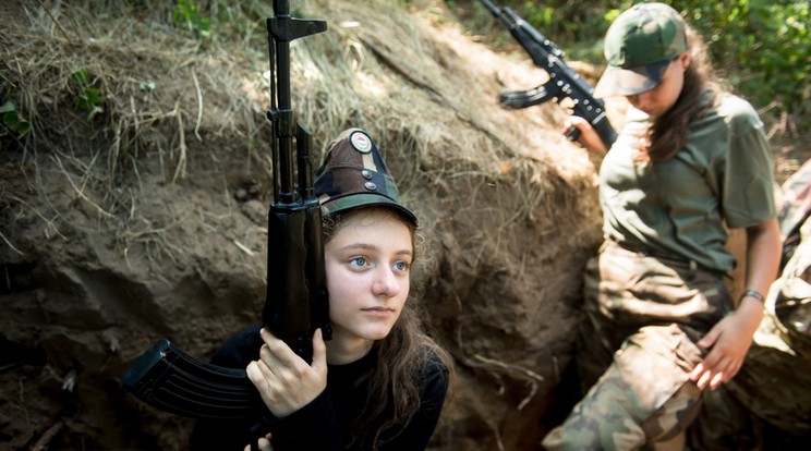 Military tábor Mogyoródon - Fotó: MTI Koszticsák Szilárd