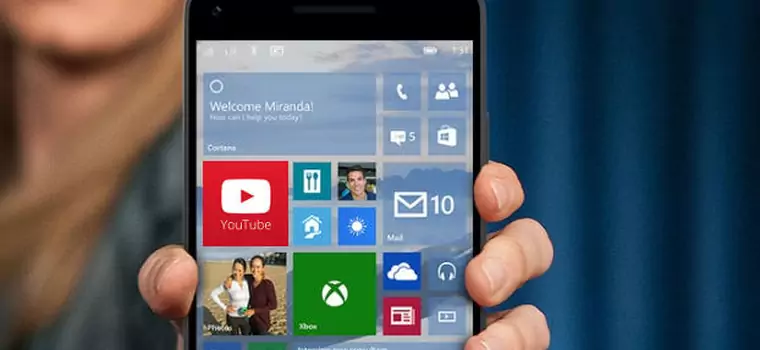 Microsoft udostępnia Windows 10 Mobile build 10549