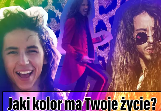 Sprawdź, jakiego koloru jest twoje życie. Michał Szpak wybrał czerwony