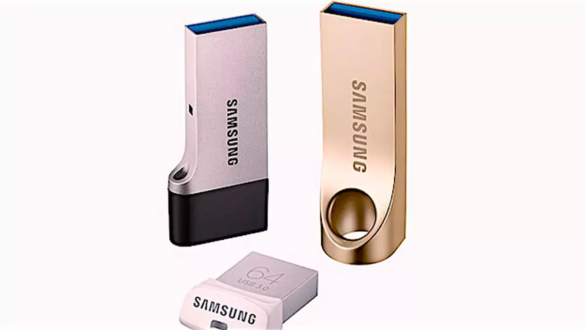 Nowe stylowe i wytrzymałe pendrive'y USB od Samsunga