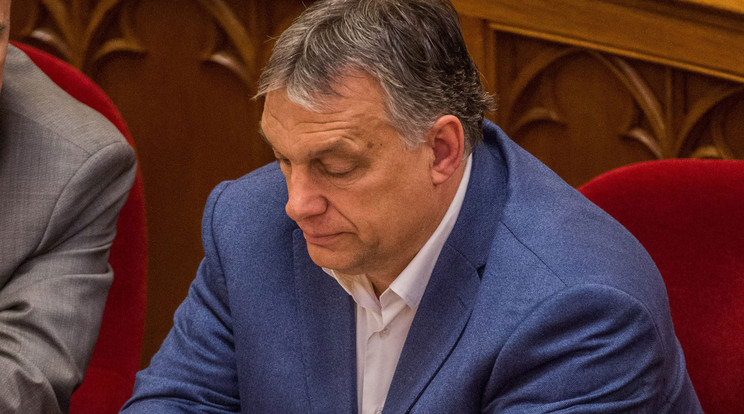 Orbán Viktor a Parlamenben / MTI Fotó: Balogh Zoltán